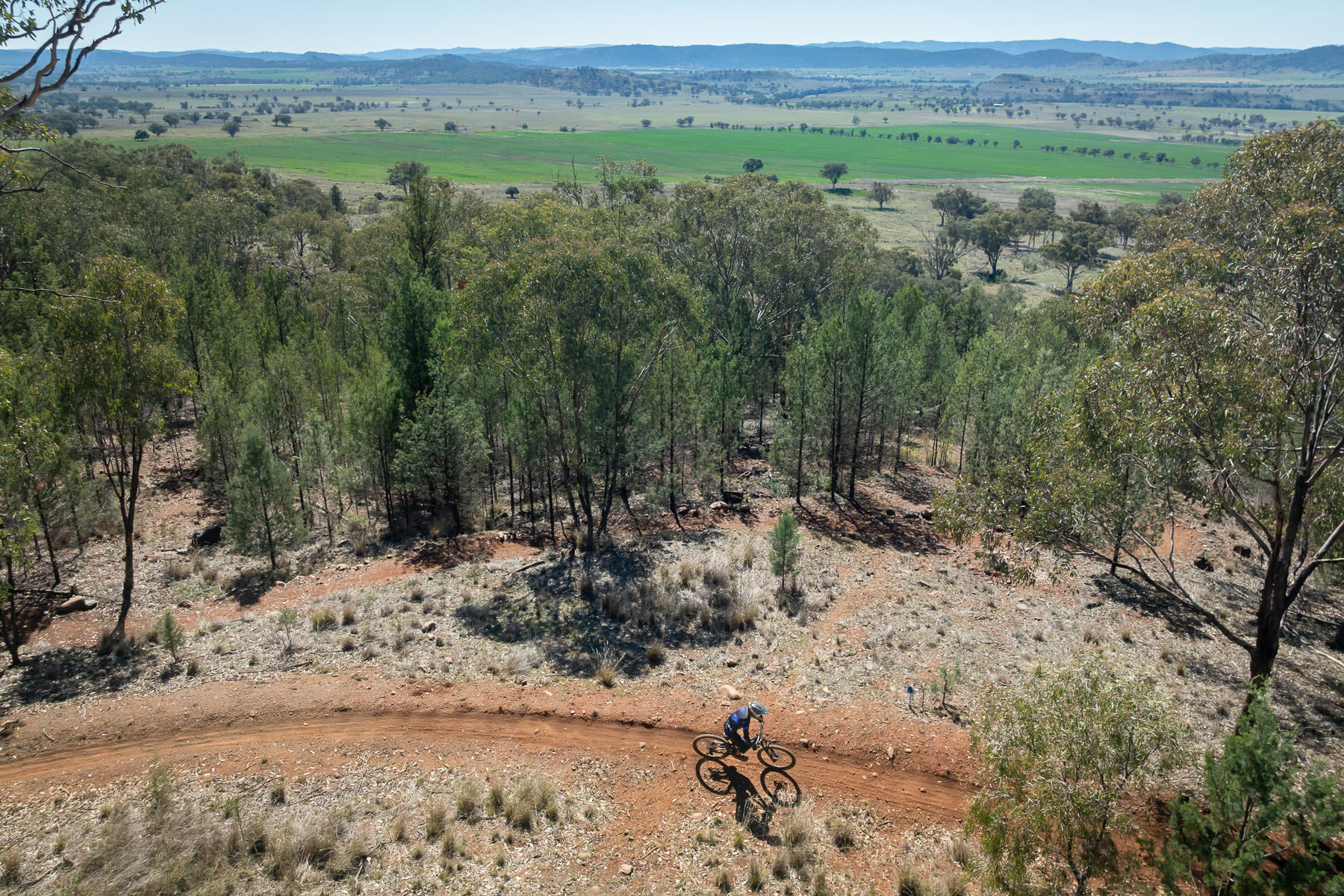 Mountain biking action at the Gravity State Series, Mount Borah – DJI_0456