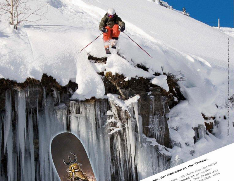 Ad for Icelantic Skis