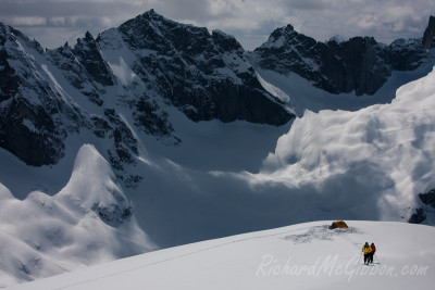 Leaving Camp, Swiss Alps