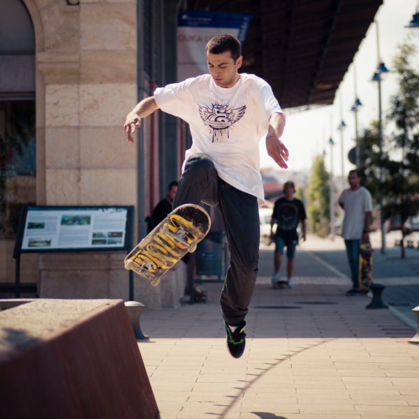 Skateboarding in Tarragona