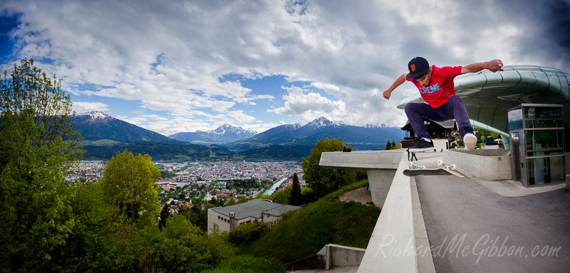 Patrik Pittl, Kickflip, Innsbruck, Austria