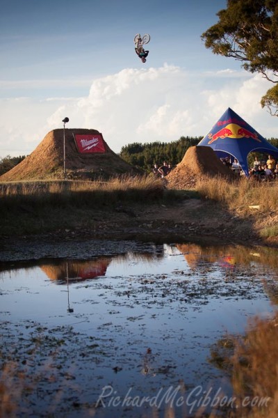 Dirt jumping action from Cam's Hillside Dirt Jam 2014