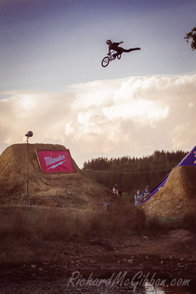 Dirt jumping action from Cam's Hillside Dirt Jam 2014