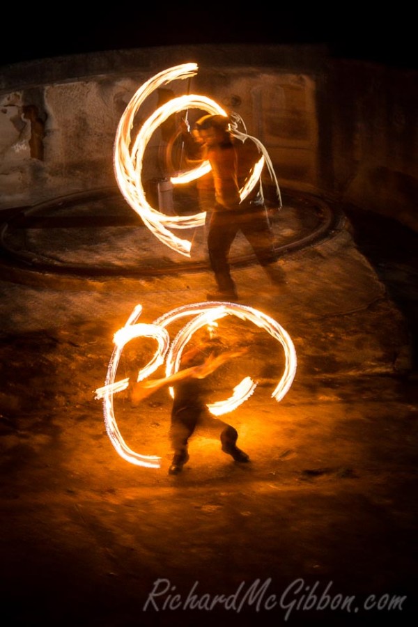 FireSpinning Richard McGibbon Photography