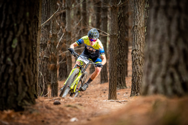 mountain biking in Kinross State Forest