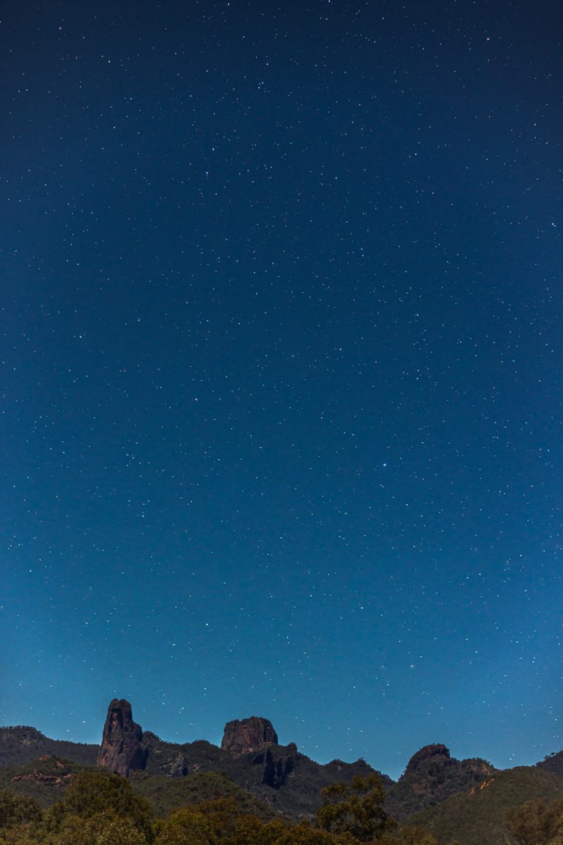 Starry sky, Warrumbungle Dark Park