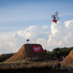 Dirt jumping action from Cam's Hillside Dirt Jam 2014