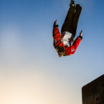 Parkour with Dominic Di Tommaso at Middle Head fort, Sydney.