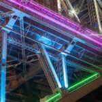 The lights of the Vivid festival in Sydney, Australia, 2014