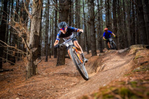 mountain biking in Kinross State Forest