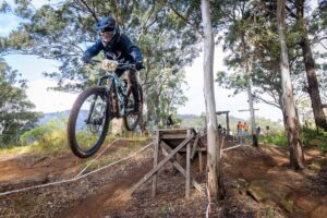 Mountain biker at the Greenvalleys Cartel Club Series, Round 1, 2024 – GVCAR124-5094