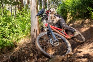 Mountain biker at the Greenvalleys Cartel Club Series, Round 1, 2024 – GVCAR124-5277