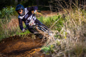 Mountain biker at the Greenvalleys Cartel Club Series, Round 1, 2024 – GVCAR124-5457