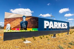 Gravel cyclist at Parkes Goodness Gravel 2025, Parkes NSW – MC57325