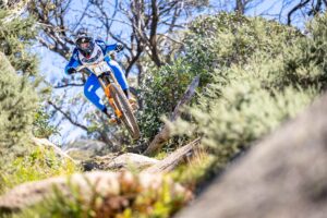 Mountain biker at Thredbo Cannonball 2026, Downhill Seeding, Thredbo NSW – THRCAN26-6628