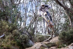 Mountain biker at Thredbo Cannonball 2026, Downhill Seeding, Thredbo NSW – THRCAN26-7026