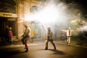 Corre Focs or Fire Run, Tarragona, Spain