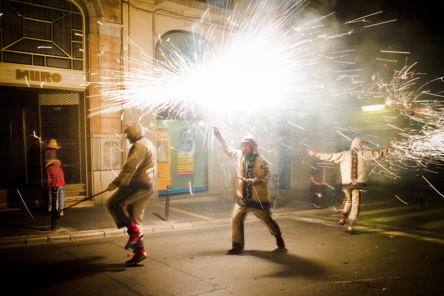 Corre Focs or Fire Run, Tarragona, Spain