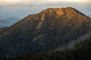 First sun on Little Mount Buller, Victoria