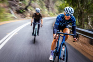 Untitled mountain biking action photograph