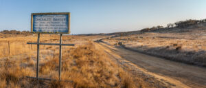 Warning sign, Snowy Mountains, Australia