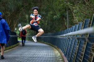 Runner at the Three Bridges Run 2026 along the Parramatta River, Sydney – MA3BR26-9215